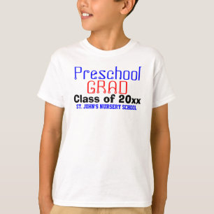 Preschool Graduate Class of Colourful Shirt