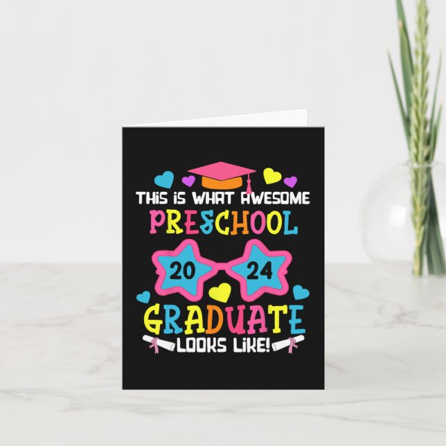 Preschool Graduate Looks Like Cl 2024 Graduation  Card (Front)
