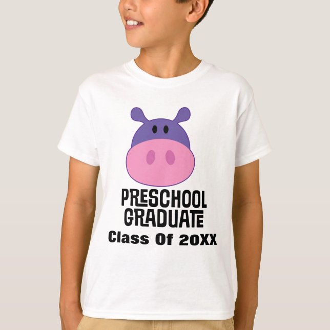 Preschool Graduate Personalised Graduation T-Shirt (Front)