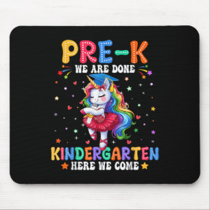 Preschool Graduation 2025 Pre-k Graduate Girls Uni Mouse Pad