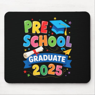 Preschool Graduation 2025 Pre-k Graduate Kids Boys Mouse Pad