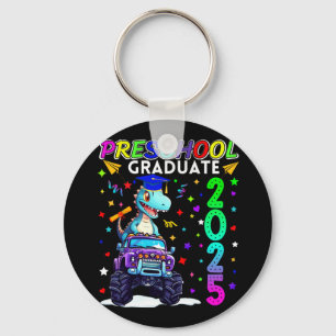 Preschool Graduation 2025 Pre-k Graduate T-rex Kid Key Ring