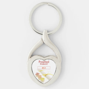 Preschool Graduation Blocks, Gift Item Key Ring