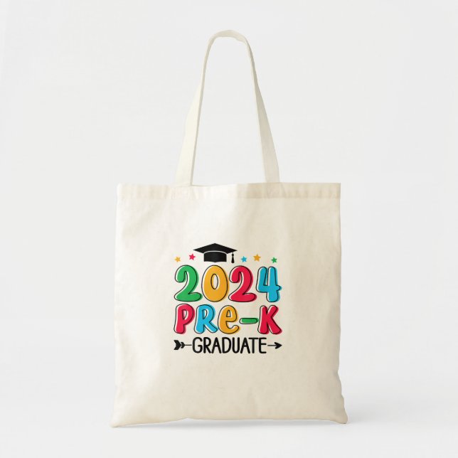 Preschool Graduation Class Of 2024 Kidspre-K Gradu Tote Bag (Front)