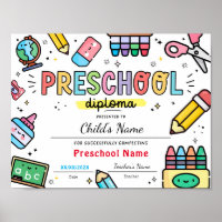 Preschool Graduation Diploma