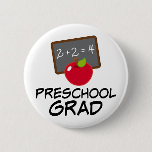 Preschool Graduation Gift 6 Cm Round Badge