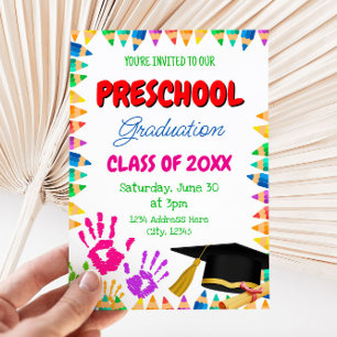 Preschool Graduation Invitation