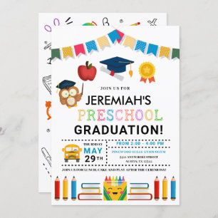 Preschool Graduation Invitation