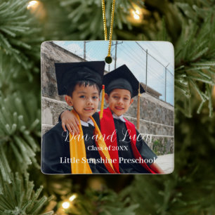 Preschool Graduation Keepsake Ceramic Ornament