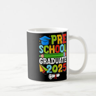 Preschool Graduation Shirt 2025 Kids Boys Pre-k Gr Coffee Mug
