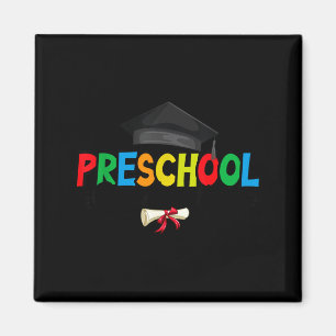 Preschool graduation teacher student last day of magnet