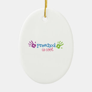 Preschool Is Cool Ceramic Tree Decoration