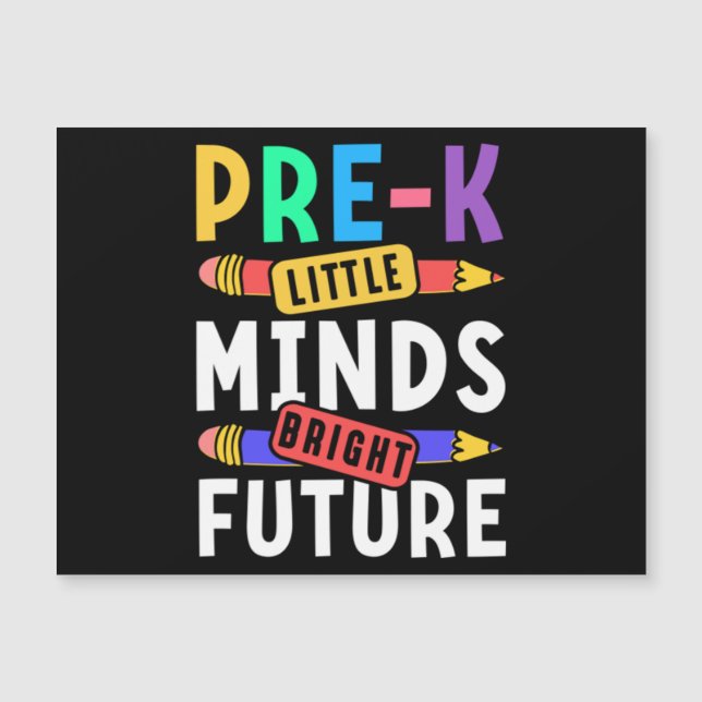 Preschool Kids Back to School Little Minds Bright  (Front)