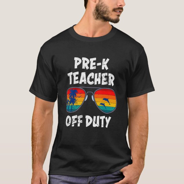 Preschool kindergarten educator off duty teacher   T-Shirt (Front)