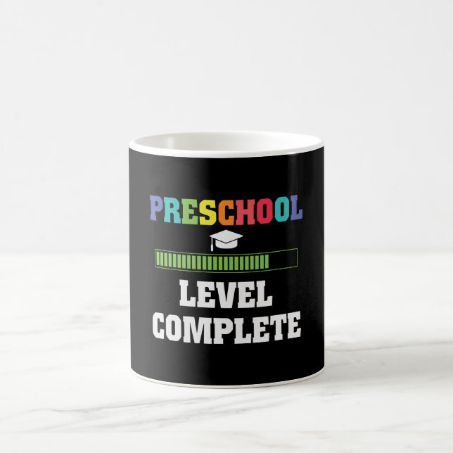 Preschool Level Complete Back To School Graduation Coffee Mug (Center)