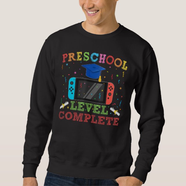 Preschool Level Complete Graduation Senior Gamer B Sweatshirt (Front)