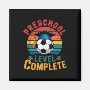 Preschool Level Complete Soccer Boy Girl Last Day Magnet