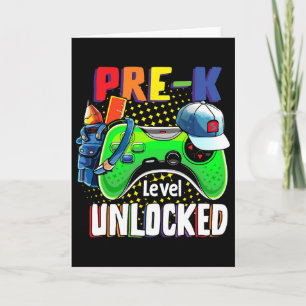 Preschool Level Unlocked Byck To School Video Game Card