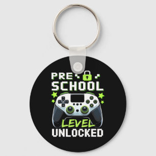 Preschool Level Unlocked Video Gamer Back To Schoo Key Ring