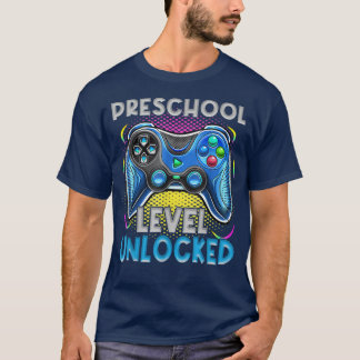 Preschool Level Unlocked Video Games Kids Back To  T-Shirt
