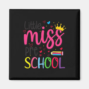 Preschool Little Miss Back To School Girls Prescho Magnet