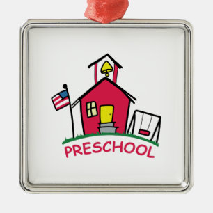 PRESCHOOL METAL ORNAMENT