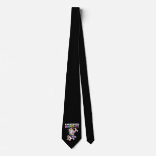 Preschool Nailed It Unicorn Graduation Cap Tie