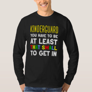 Preschool Outfit Security Bouncer Pun Kindergarten T-Shirt