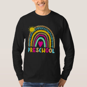 Preschool Rainbow Back To School Teacher Girls Boy T-Shirt