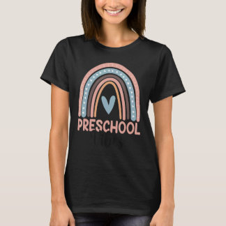 Preschool Rainbow Teacher Student Preschool Vibes  T-Shirt
