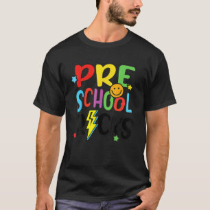 Preschool Rocks Back To School Lightning Cute T-Shirt
