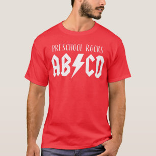 Preschool Rocks for Boys ABCD Rock First Day of Pr T-Shirt
