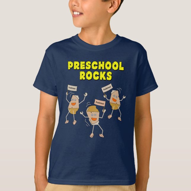 PreSchool Rocks T-Shirt (Front)