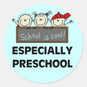 Preschool School is Cool Tshirts and Gifts Classic Round Sticker