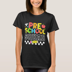 Preschool squad happy first day of school kids T-Shirt