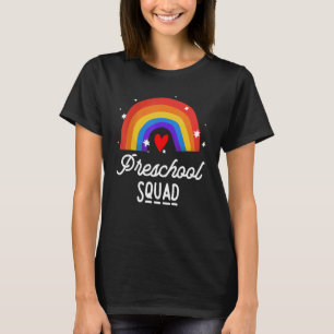 Preschool Squad Teacher Back To School Daycare App T-Shirt