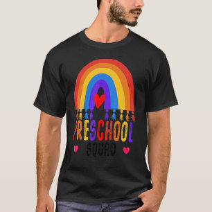 Preschool Squad Teacher Back To School Daycare App T-Shirt
