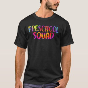 Preschool Squad Teacher Funny Lover Back To School T-Shirt