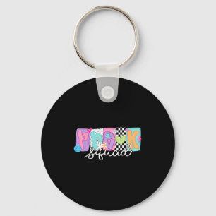 Preschool Squad Team Pre-k Crew Back To School Tea Key Ring