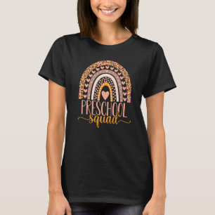 Preschool Squad Team Teacher Girls Boys Back To Sc T-Shirt