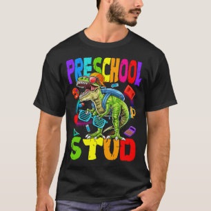 Preschool Stud Dinosaur Back To School T-Shirt