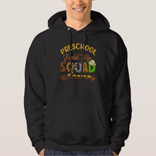 Preschool Students School Zoo Field Trip Squad Mat Hoodie