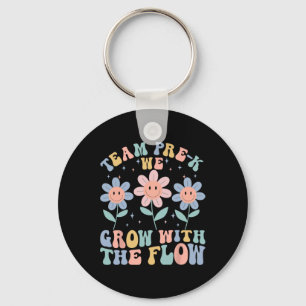 Preschool Teacher Appreciation Team Pre-k Grow Wit Key Ring