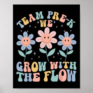Preschool Teacher Appreciation Team Pre-k Grow Wit Poster