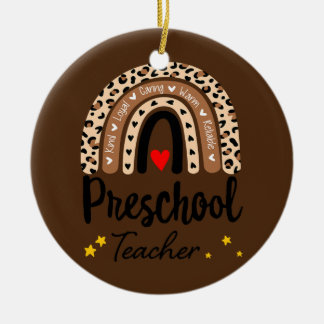 Preschool Teacher Back to School Daycare Ceramic Ornament