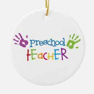Preschool Teacher Ceramic Tree Decoration