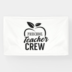 Preschool Teacher Crew Banner