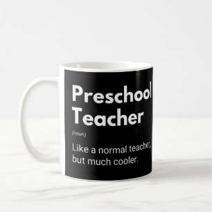 Preschool Teacher Funny Educator Definition Coffee Mug