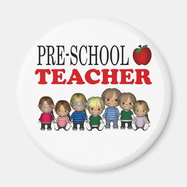 PRESCHOOL TEACHER MAGNET (Front)