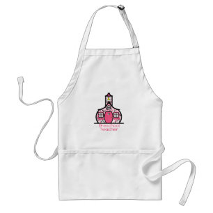 Preschool Teacher Paint Splatter Schoolhouse Standard Apron
